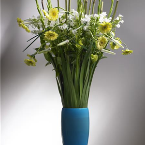 Die Blumen in der Vase richtig in Szene gesetzt