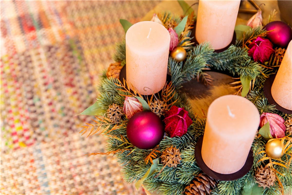 Weihnachtsdeko - Adventskranz