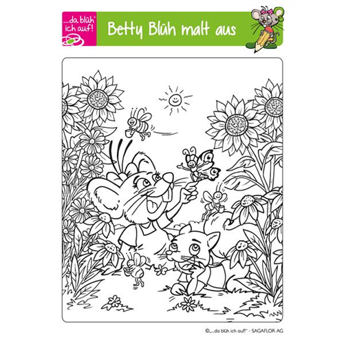 Betty Blüh Ausmalbild 3 24