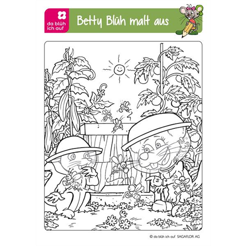 Betty Blüh Ausmalbild 3 25
