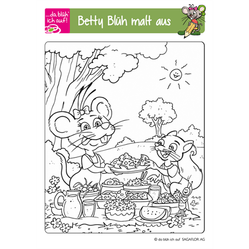 Betty Blüh Ausmalbild 2 26