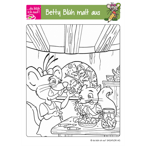Betty Blüh Ausmalbild 3 26
